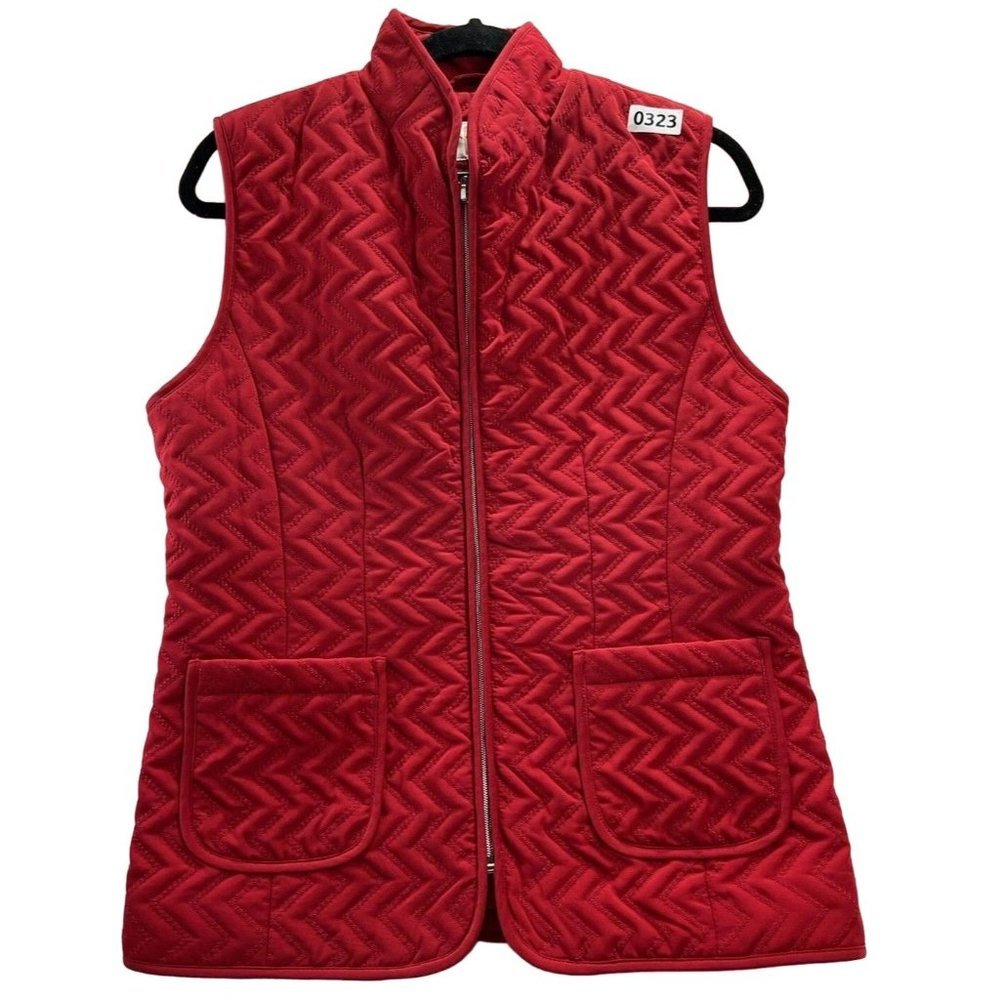 gallery women red vest size m Sleeveless